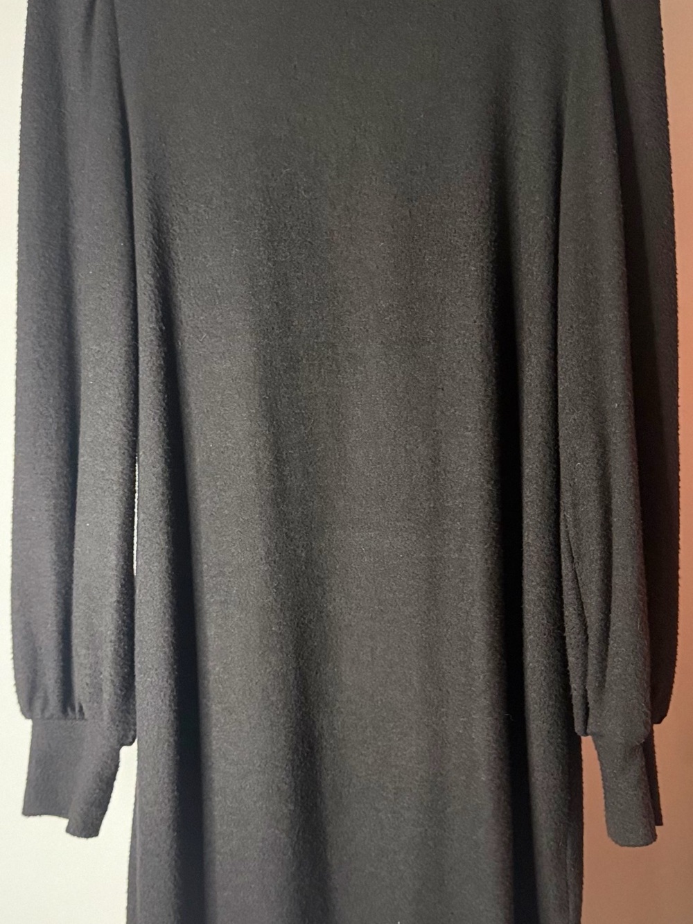 Lucky Brand Black Cowl Neck Sweater Dress